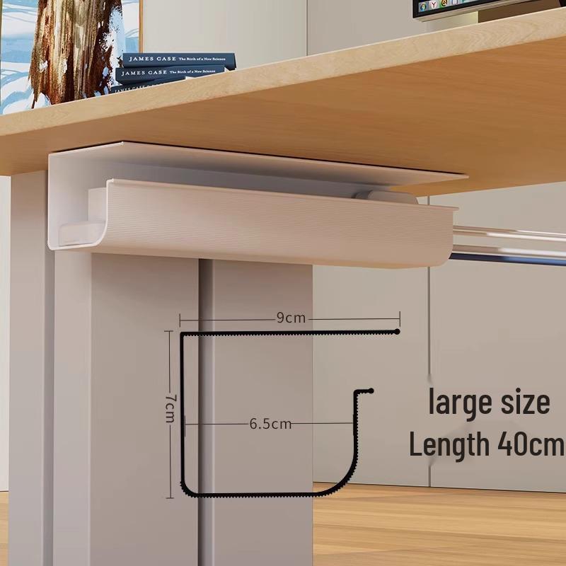 Подстольный лоток для прокладки кабелей и органайзер для проводов Regular