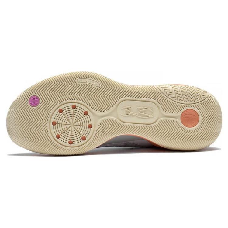 Li Ning Wade ALLDAY Slip Resistant, Abrasion Resistant, Breathable Low Top Basketball Shoes White Gray ABPT007-6