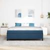 Box Spring Bed Blue 180 x 200 cm Fabric