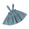 2025 Korean Baby Girl Corduroy Overall Dress with Diaper Cover - Pure Cotton Romper Skirt Style