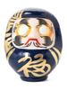 [BEAMS JAPAN] Fukushima Shirakawa Daruma Souhonpo x BEAMS JAPAN Special Order Indigo Daruma 25cm Indigo - Arts, Crafts & Toys