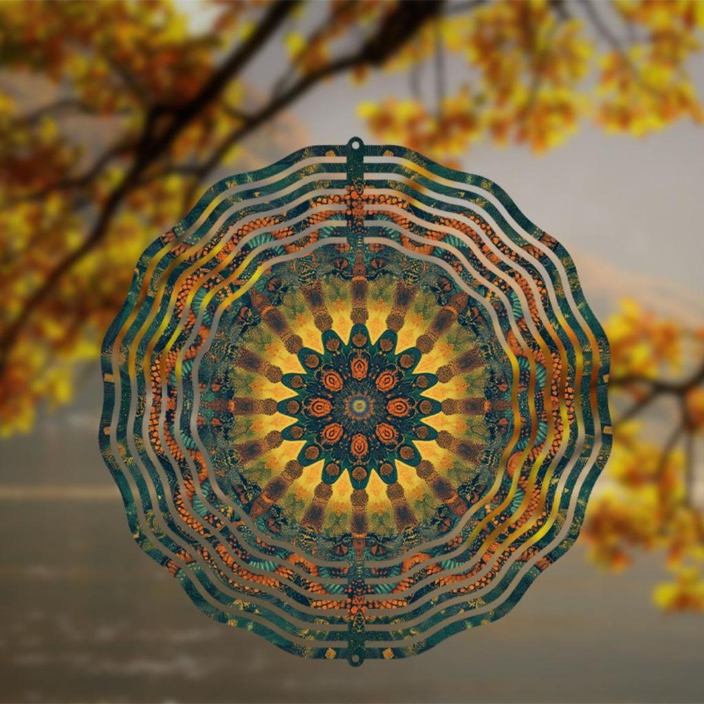 10 Inch Metal Wind Chime with 360 Rotating Hook Outdoor Garden Decor for Spring Summer Courtyard Balcony No Batteries Needed Gift for Friends