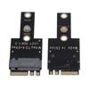 M.2 A+E NVMe SSDs to PCIExpress4.0 Host Controller Expansion Card, Supports 2242 NVME SSDs
