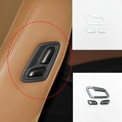 עבור סקודה Superb Car Styling אביזרי רכב 2016 2017 2018 ABS Chrome Copilot מכסה מתג כוונון מושב רכב