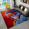 Tappeto Tappetino Gioco Cartoon M-Mario Bros per Stanza dei Giochi Camera da Letto Soggiorno Divano Decorazione Casa, Tappeto per Area Bambini Tappetino Antiscivolo Regalo