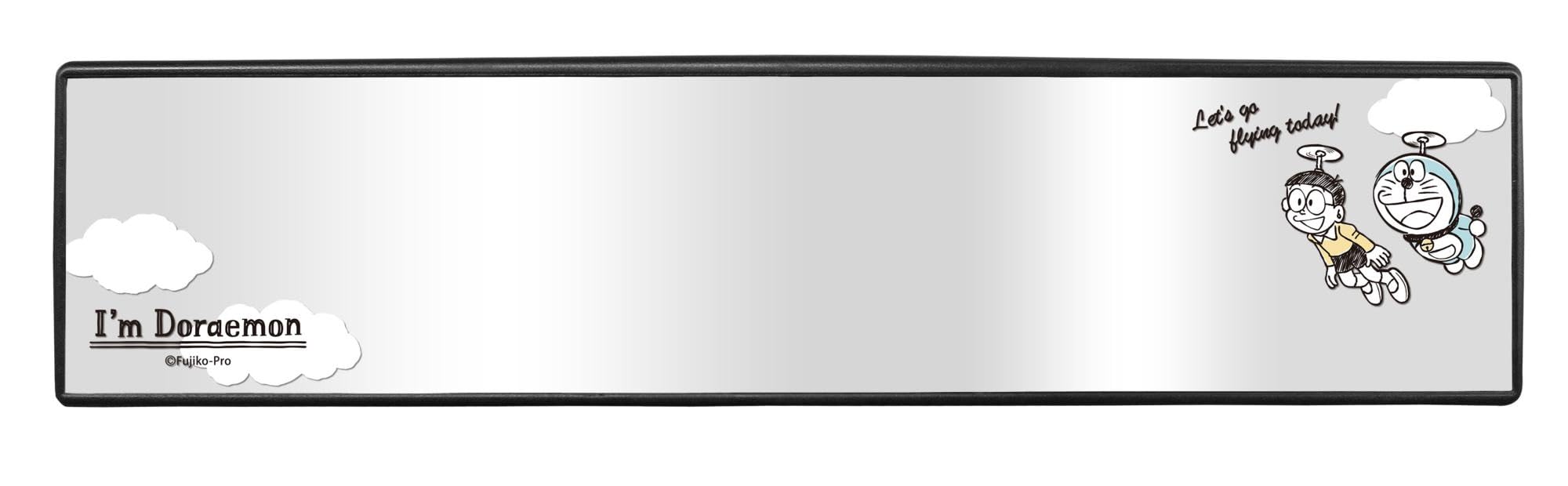 

Doraemon Wide Room Car Easy to Kei Compact Easy to Wide Field of Universal Type Mirror, Mirror, Character, Stylish, Doraemon, Lightweight, Install,