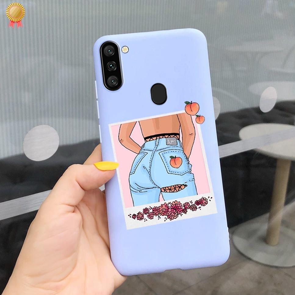 For Samsung Galaxy A11 Case Boy Girl Funny Cartoon Cat Women Silicone Back Case For Samsung Galaxy A 11 SM-A115F 6.4 Funda Cover