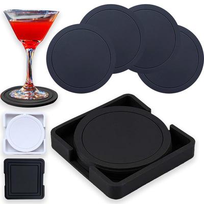 Cross-border INS Style Heat-Resistant PVC Placemat Set: Simple Design for Pots, Bowls, and Coasters
