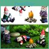 Einzigartige Miniatur-Schelm-Zwergfiguren für entzückende Gartendekorationen und Geschenke