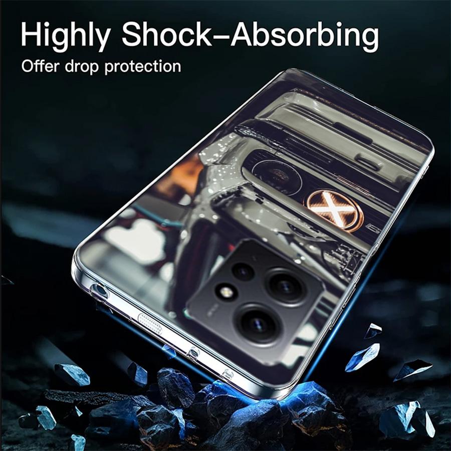 Car for B- Bmwes-S E30 Phone Case For Redmi Note 14 15 Pro 5G 13 12 Pro Plus 11 11T 11E 11S 10 Pro 10S 9 9S Cover Cell Clear TPU
