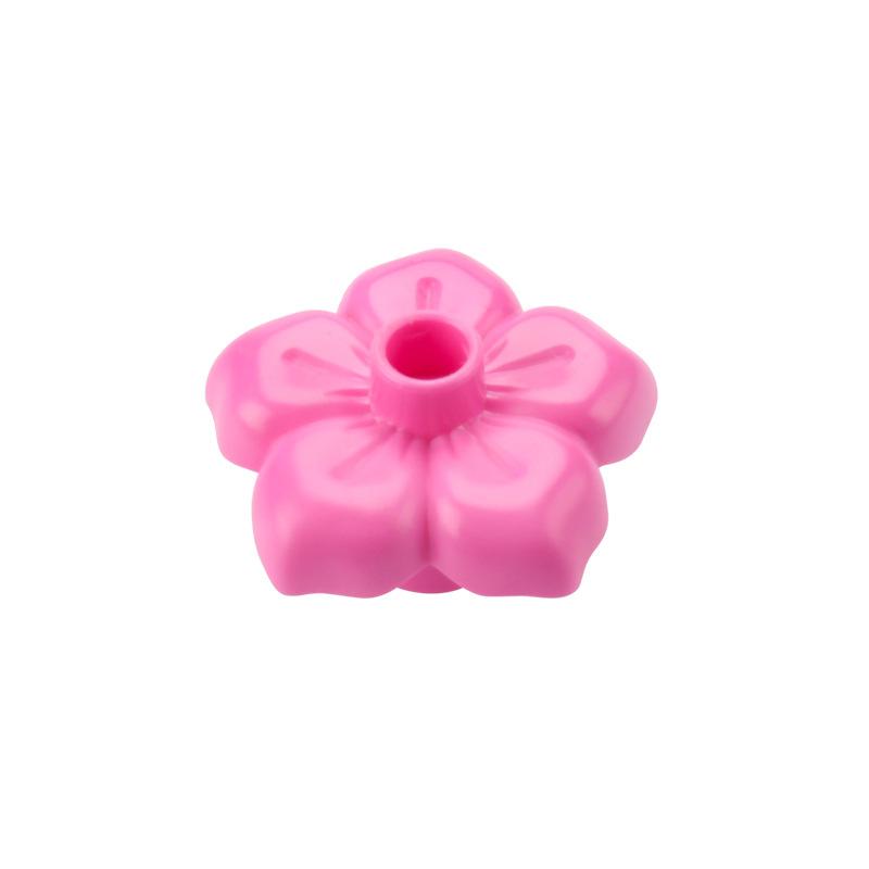 4pcs Big Building Block Forest Plant Series Flower Grass Tree Outdoor Adornment Street Accessories Compatible Scenes Toy For Kid