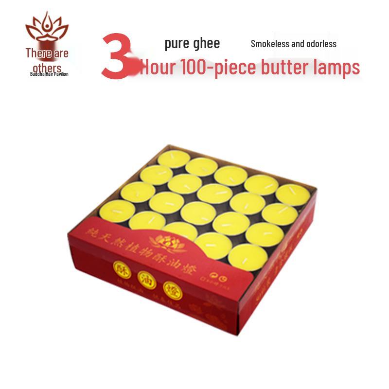 Crystal Lotus Candle Holder for Ghee Buddha Lamp