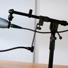 SEWACC Microphone Pole Clip Microphone Holder Clip Microphone Stand Clip Plastic Microphone Boom Pole Karaoke Accessory 10 Pieces Black