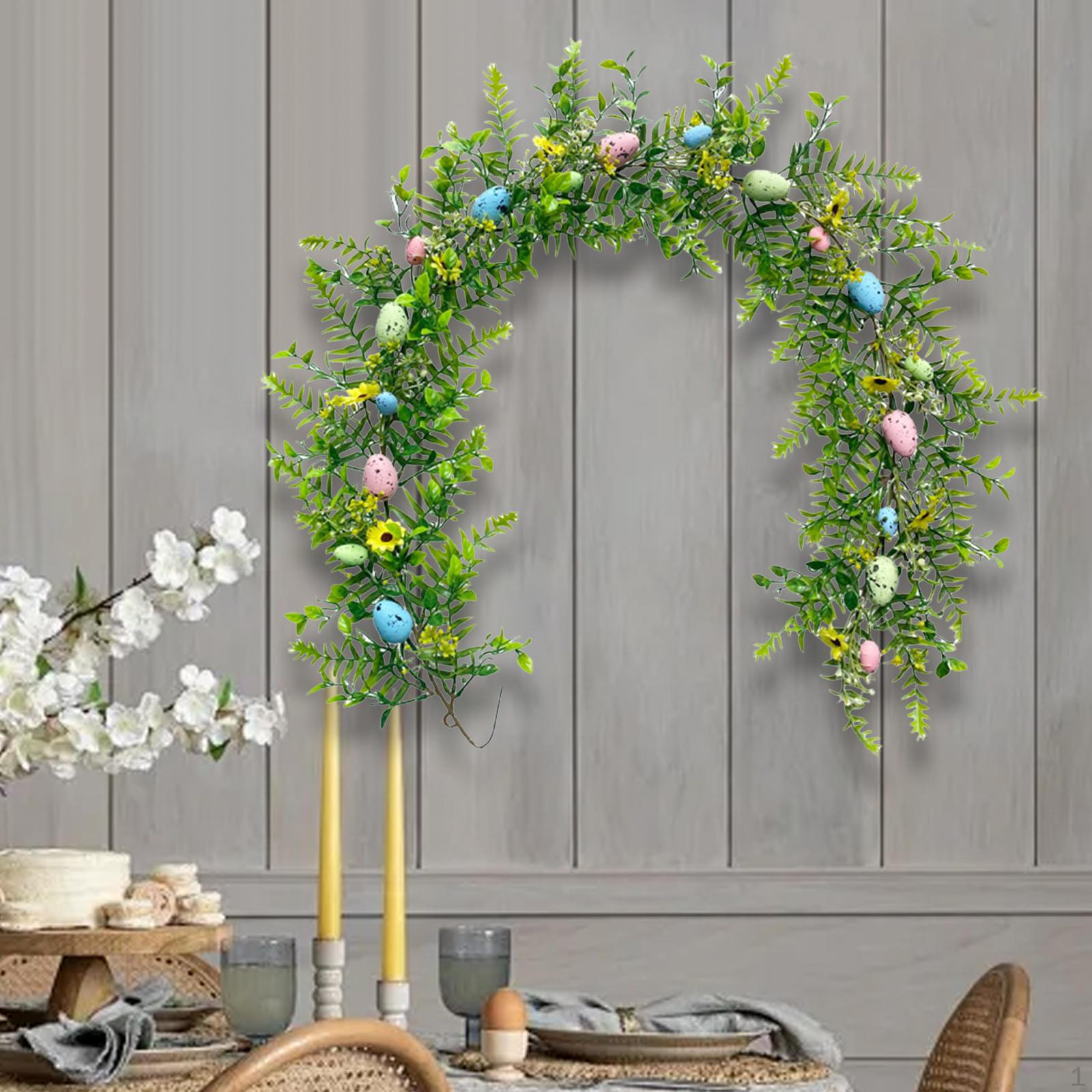 

Искусственные пасхальные гирлянды, украшения, цветочная гирлянда из виноградной лозы для каминных полов without carrot