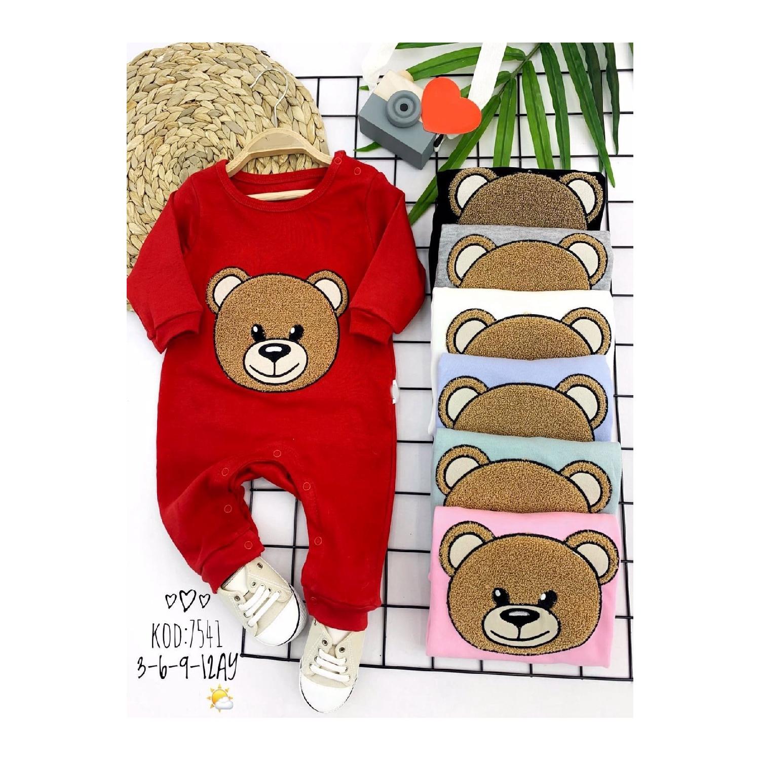 

Dnzc 3-6-9-12 месяцев Welsoft Bear 1,5 - 2 Yaş белый