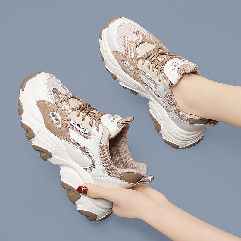 Dad shoes women's autumn and winter new platform travel shoes versatile mother shoes