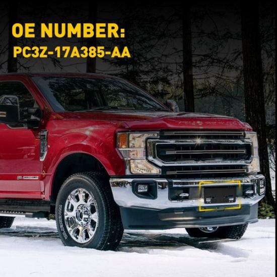 License FRONT Plate Bracket Holder Black For Ford F-250 F250 Super Duty