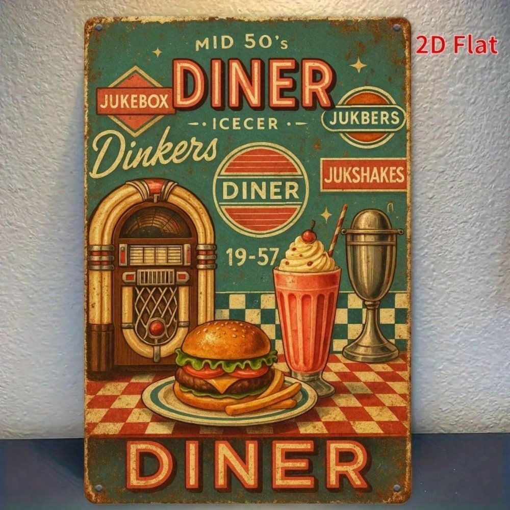 Tin Sign Vintage Metal Poster Wall Art 20x30cm
