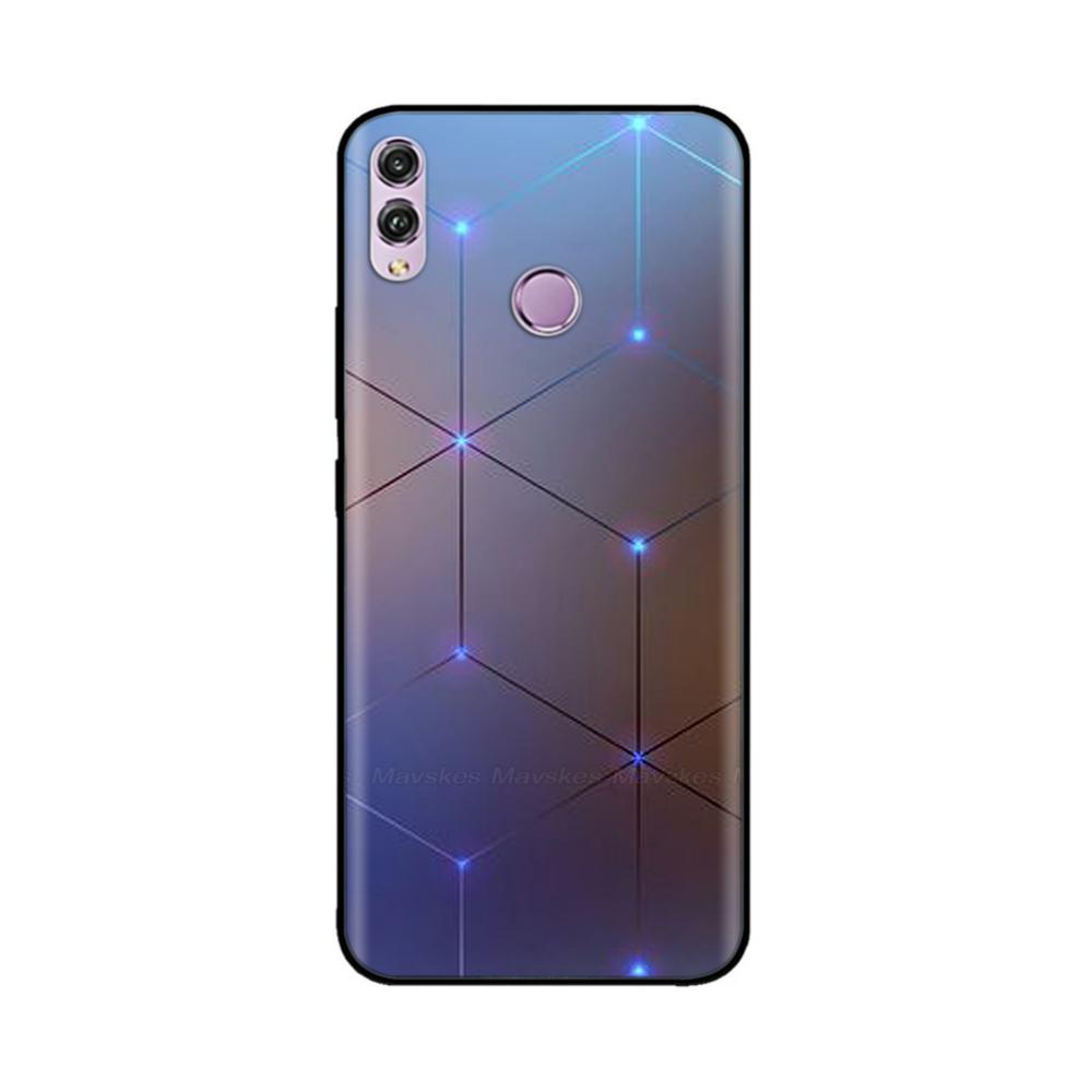 For Huawei Honor 8X Case Silicon Soft TPU Cartoon Painted Back Cover Phone Case for Huawei Honor 8X 8 X Honor8x Cases Bumper