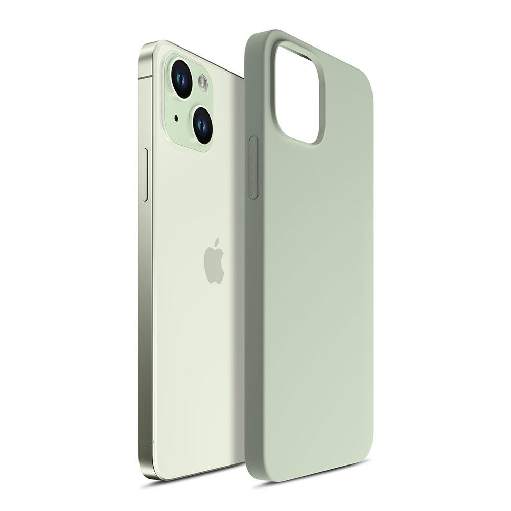 Apple Iphone 15 - 3Mk Hardy Silicone Magcase Green