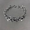 Men's Titanium Steel Bracelet: Non-Fading, Versatile, Trendy, Simple, Retro Hip Hop Accessory