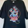 Vintage 2004 Yes Band Tour 35th Anniversary Black T Shirt Wa2606 Vintage Comfortable Breathable Streetwear Homme