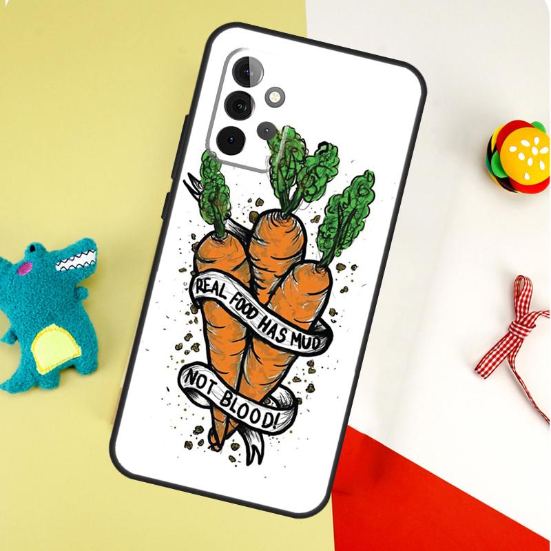 Veganism Vegan Quote Phrase For Samsung Galaxy A05 A06 A16 A54 A34 A14 A55 A35 A15 A53 A33 A13 A22 A32 A52 Phone Case