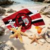 Custom Name Personalized Ajax Print Beach Towel, for Trip Camping Beach Party Home Decor, Birthday Gift for Family & Friends