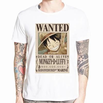 Japanisches Anime One Piece Ruffy Ace Sabo Law Zoro und Nami T-Shirt O Neck Short