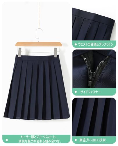 [NOKIJP] Authentic Sailor Uniform with Three White Ribbons. Featured. JK Cosplay, Short Sleeve, Long Sleeve, Adult, High School Girl Uniform Ranking,