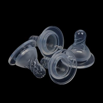 Natural Flexible Soft Silicone Pacifier Nipple Replacement Feeding Milk Bottle