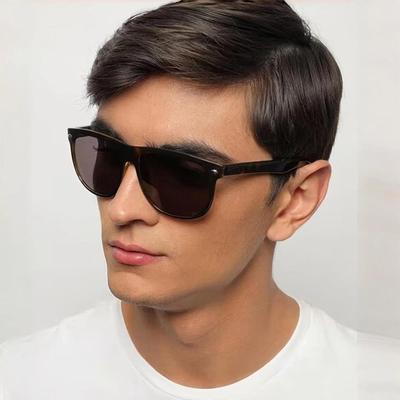 Square Black Sunglasses Men'S Summer Driving Trend Sunglasses Advanced Sense Women