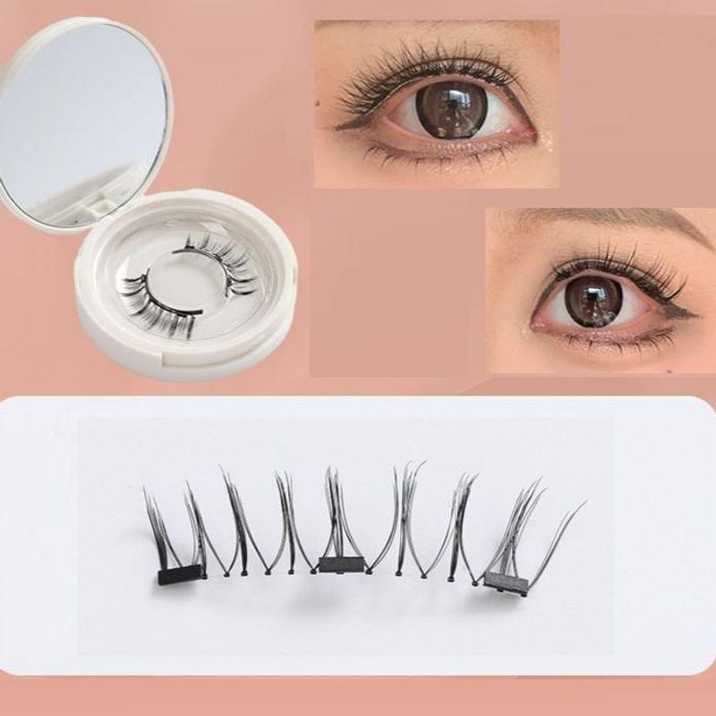 Buttermilk - Volume Crisscross Magnetic False Eyelashes with Applicator Clip
