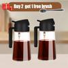 2 in1 Spray Oil Sprayer Kitchen Oil Spray Bottle Plastic 500ML Oil Dispenser Spray Container Cooking Camping Kitchen Seasoning