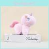 Delightful Unicorn Plush Toy Cartoon Pony Bag Decoration Fun Keychain For Kids
