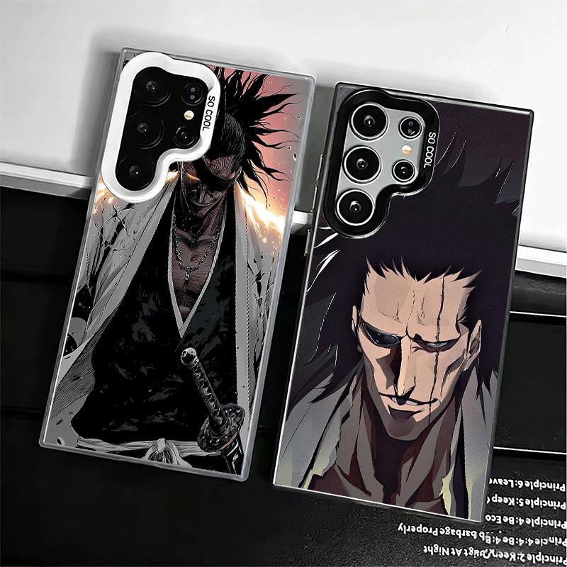 Bleach Zaraki Kenpachi Weiche Handyhülle für Samsung Galaxy S24 S25 FE S26 Edge S23 Ultra S22 Plus S21 + Stoßfeste Hülle Rückseite Sie