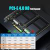 GLOTRENDS PU21 Dual U.2 PCIe Adapter, PCIe 4.0 x8 Interface, PCIe Splitter Function Not Supported, Supports U.2 SSD Software RAID