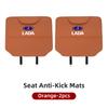 Car Seat Anti-Kick Pad Seatback Storage Protector Cover Accessories For Lada Vesta Niva Samara Kalina Largus Priora Xray Granta PP33