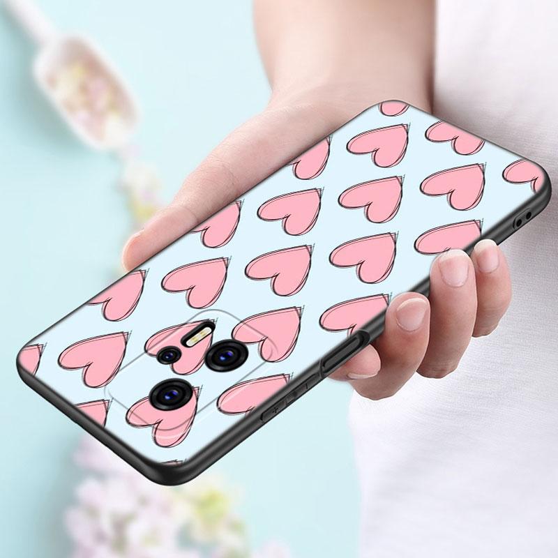 Heart Love Coffee Phone Case For Xiaomi POCO F2 F3 M2 M3 M4 X3 X4 Pro NFC F4 GT 5G F1 X2 C3 C31 C40 M5S Soft TPU Black Cover