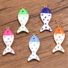 Collana con Ciondolo Pesce Reversibile Metallo Ipoallergenico Accessorio Gioielli Componenti per la Creazione di Gioielli Per Pelli Sensibili