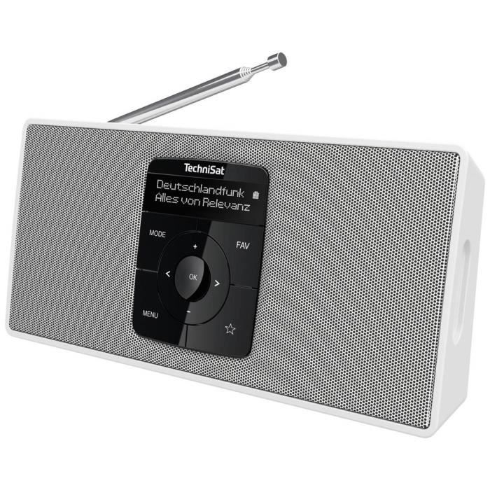 Radio portable dab - technisat - digitradio 2 s - bluetooth - fonction réveil - rechargeable