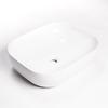 Bella countertop washbasin 50.5X40.5 CM oval white