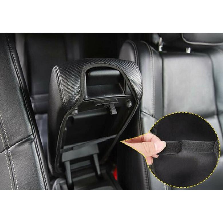 For 2011- Jeep Grand Cherokee Carbon Fiber Center Console Armrest Pad Cover