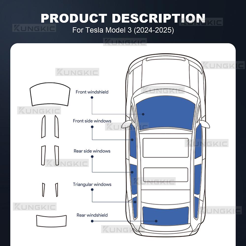 For Mercedes Sprinter 2024 Pre-Cut Car Window Privacy Tint Film Auto Sticker Foils ceramic solar UV Protector films Accessories