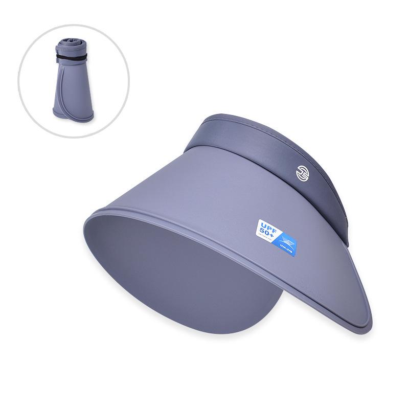 UPF50 + UV protection face protection sun protection empty top hat summer outdoor surround large brim sun hat children 8500