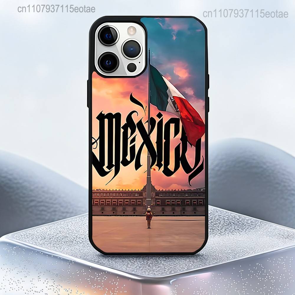 Meksyk Godło Narodowe Etui na Telefon z Flagą Dla iPhone 17,16,15,14,13,12,11,Pro,Max,Plus,Mini,SE4,E Magnetyczne Magsafe Bezprzewodowe Ładowanie