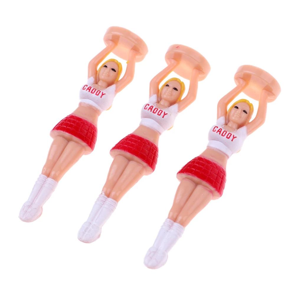 Golf Practice Girl Golf Tee Golf Ball  Holder Cheerleaders Tee Golf Ball Tees Lady Golf Tee