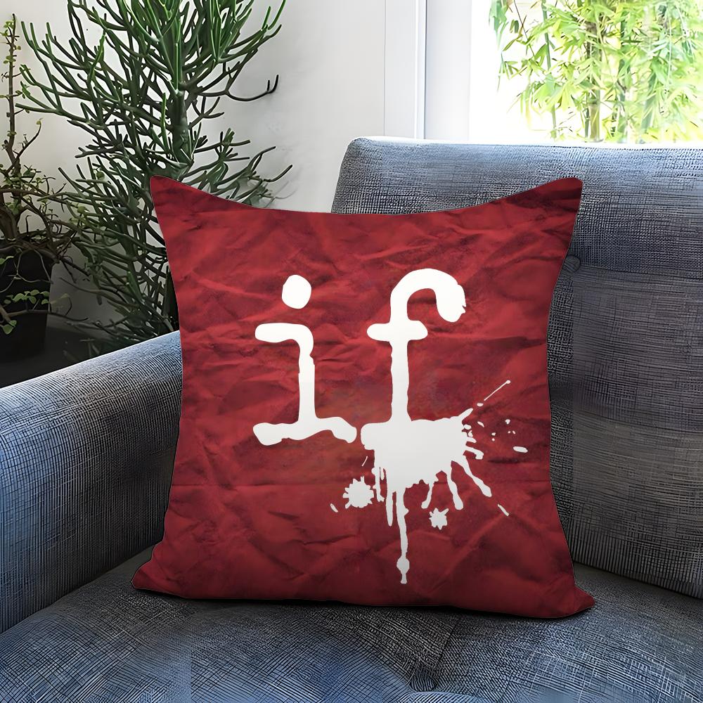 POPULAR Mindless Self Indulgencee Cushion Cover Comfortable Reversible Pillow Cover Ideal for Car Sofa Bedroom & Beyond