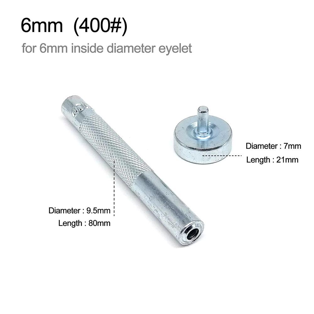 

1 шт. DIY аксессуары кожа люверсы форма углеродистая сталь люверсы монтажный инструмент 400# 6mm