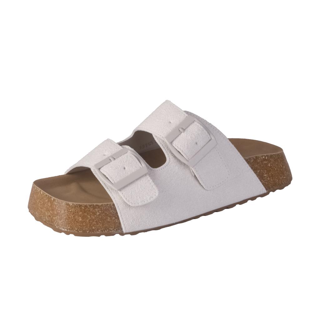 Grape mother slippers women's summer wear lazy one-pedal casual shoes double-breasted beach slippers women's thick-soled sandals